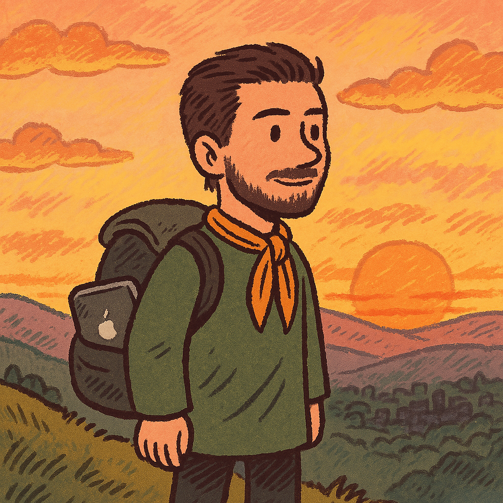 A drawing of Max